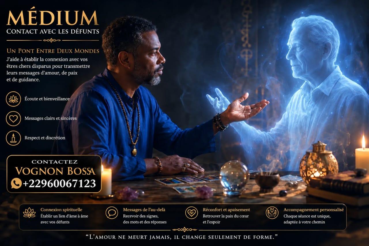 MARABOUT VOYANT MEDIUM VOGNON BOSSA spécialiste du retour affectif, Faites revenir l'être aimé en 3 à 7jours